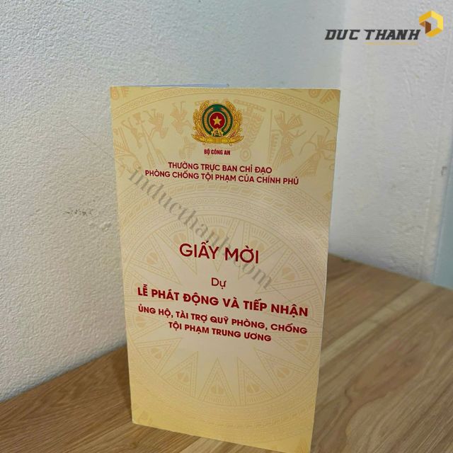 Mẫu giấy mời sự kiện cơ quan nhà nước