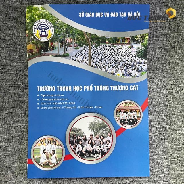 Mẫu kẹp file trường học