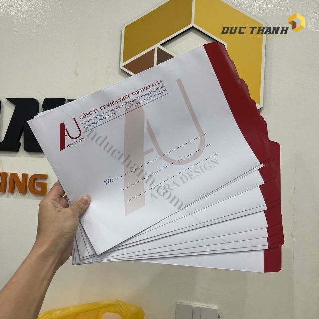 Mẫu phong bì A4 công ty