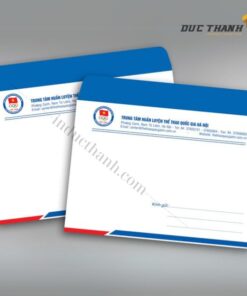 Mẫu phong bì A5 thể thao