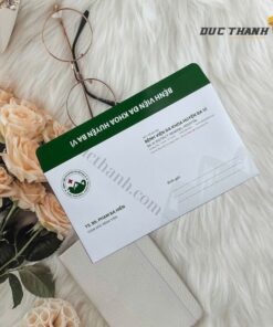 Mẫu phong bì A6 bệnh viện