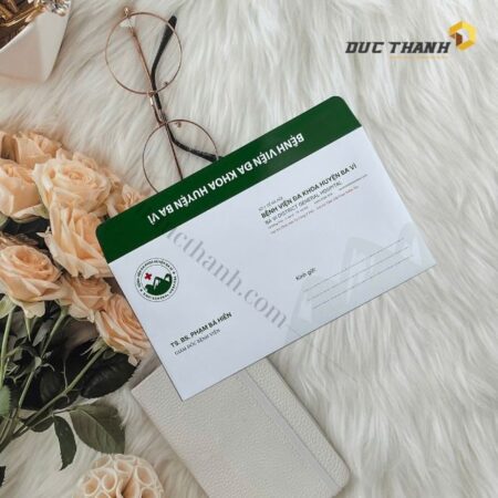 Mẫu phong bì A6 bệnh viện