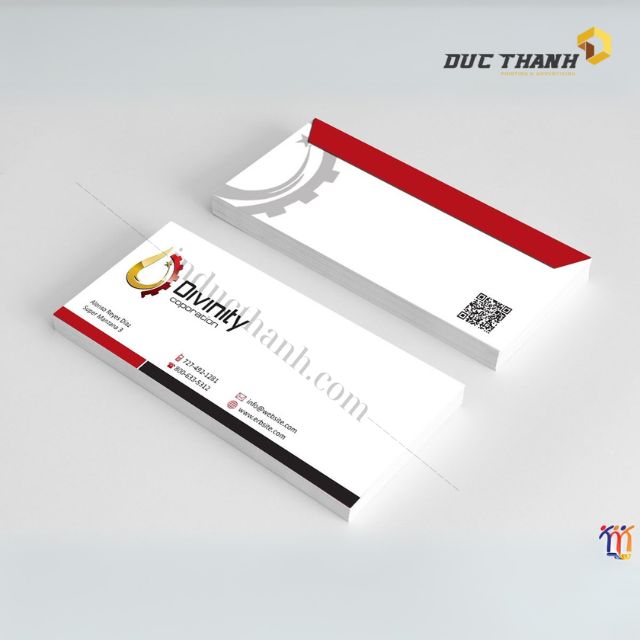 Mẫu phong bì A6 có mã QR