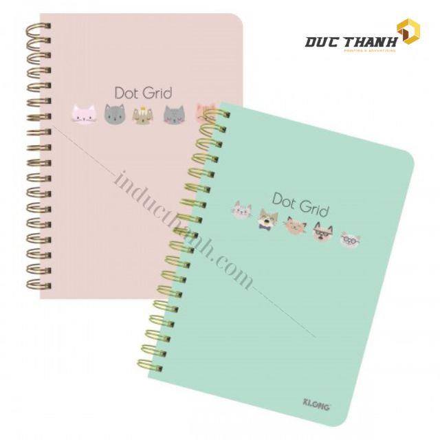 Mẫu sổ tay Dot Grid ngộ nghĩnh