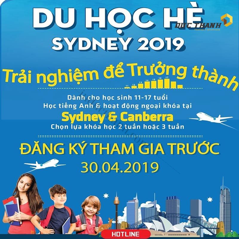 Mẫu tờ rơi du học