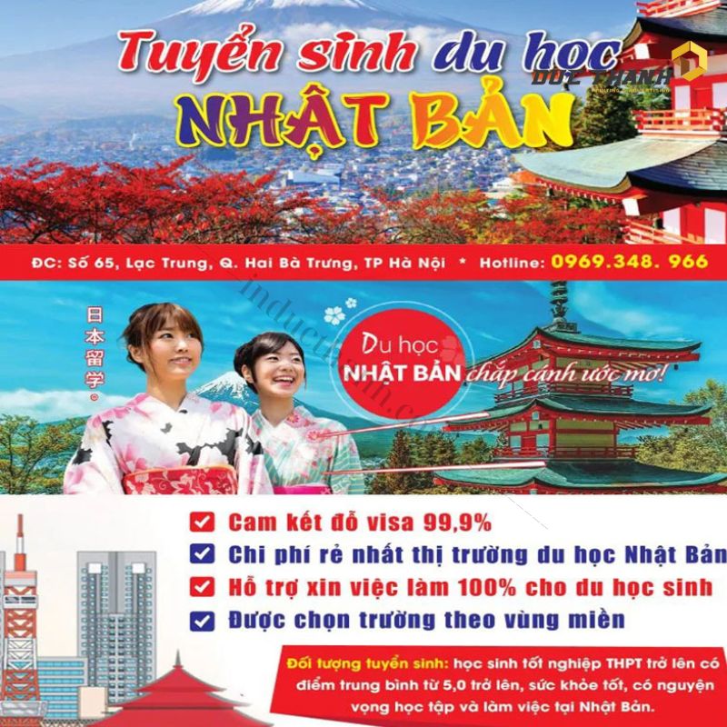 Mẫu tờ rơi du học