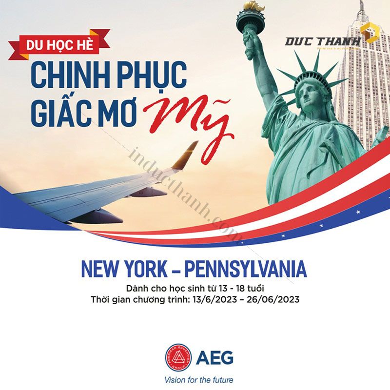 Mẫu tờ rơi du học