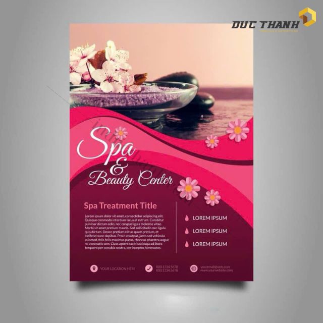 Mẫu tờ rơi giới thiệu dịch vụ spa