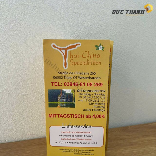 Mẫu tờ rơi quảng bá đặc sản