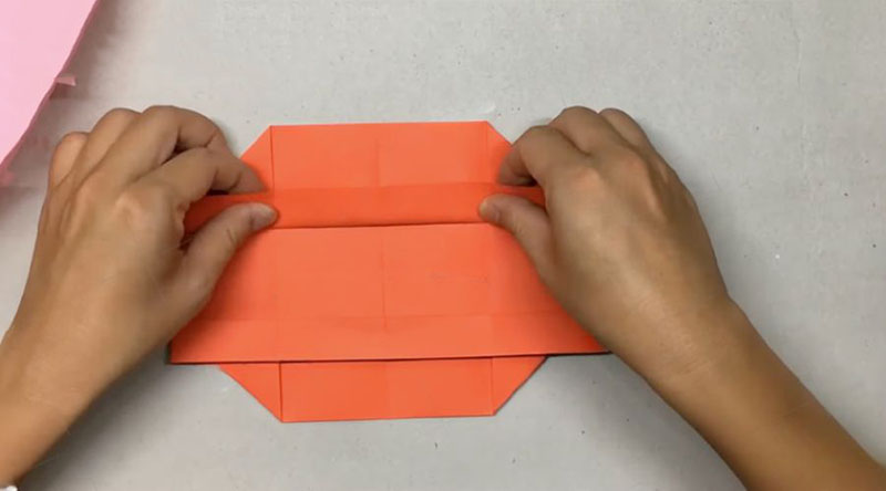 Cách gấp hộp giấy hình chữ nhật có nắp