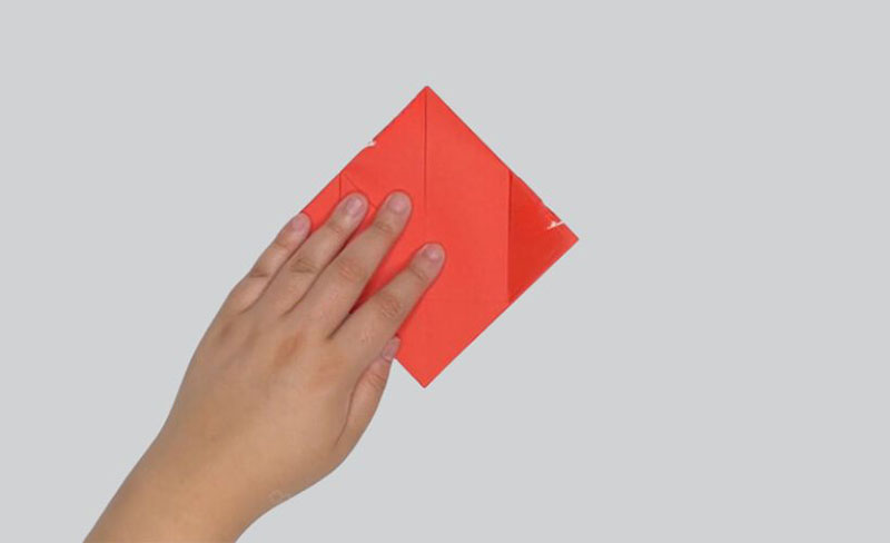 Cách gấp hộp giấy hình vuông có nắp
