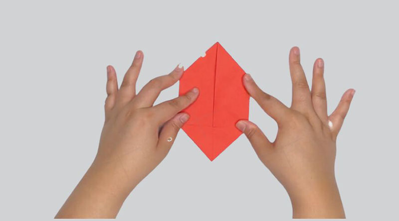 Cách gấp hộp giấy hình vuông có nắp