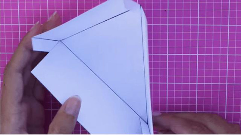 Cách làm hộp đựng bánh kem hình tam giác