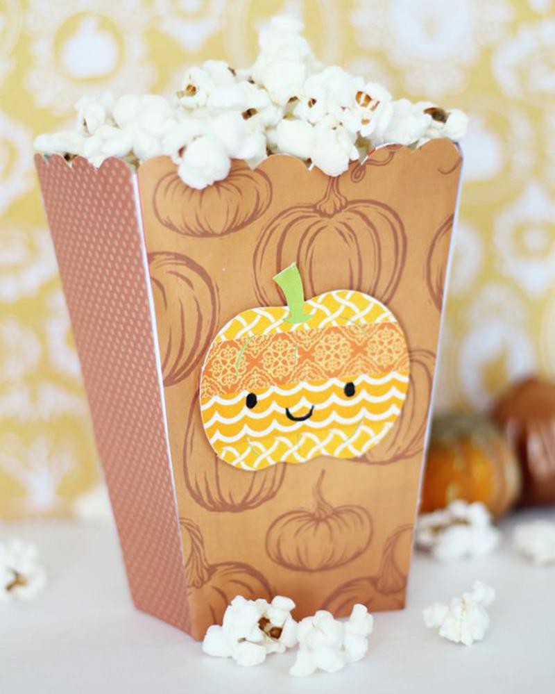 Cách làm hộp đựng bỏng ngô