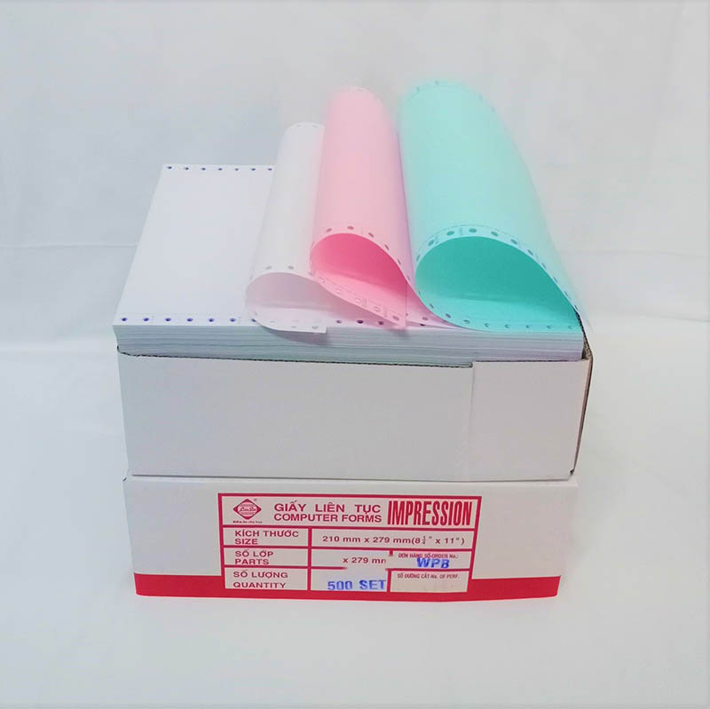 Giấy Carbonless 4 liên