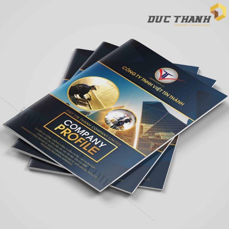 Mẫu profile công ty phong cách hiện đại