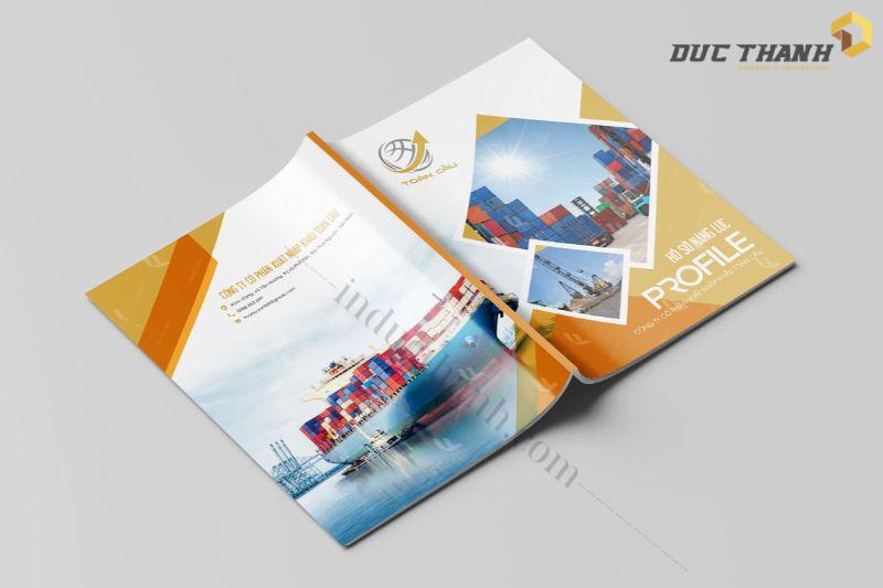 Mẫu profile công ty ấn tượng