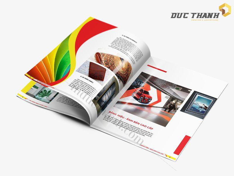 Mẫu profile công ty tone  màu sặc sỡ