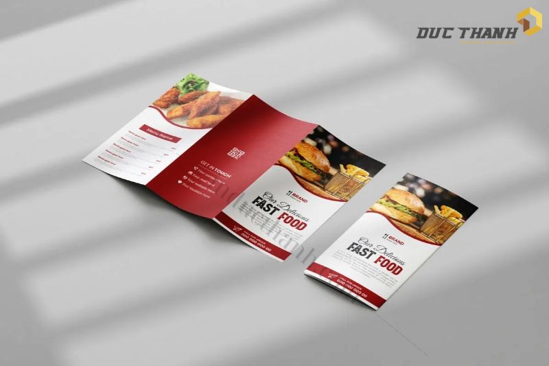 Mẫu brochure nhà hàng đẹp 