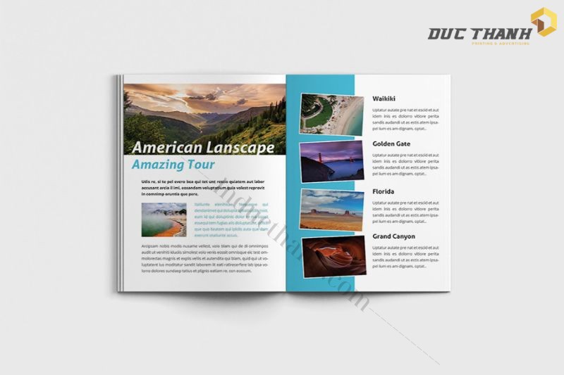 Mẫu brochure du lịch đẹp 