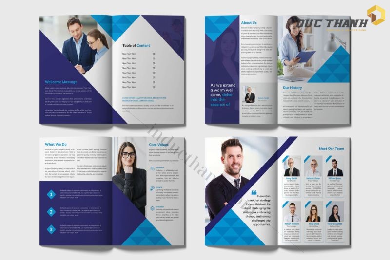 Mẫu brochure giới thiệu công ty chi tiết 