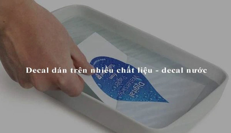 Cách dán decal nước