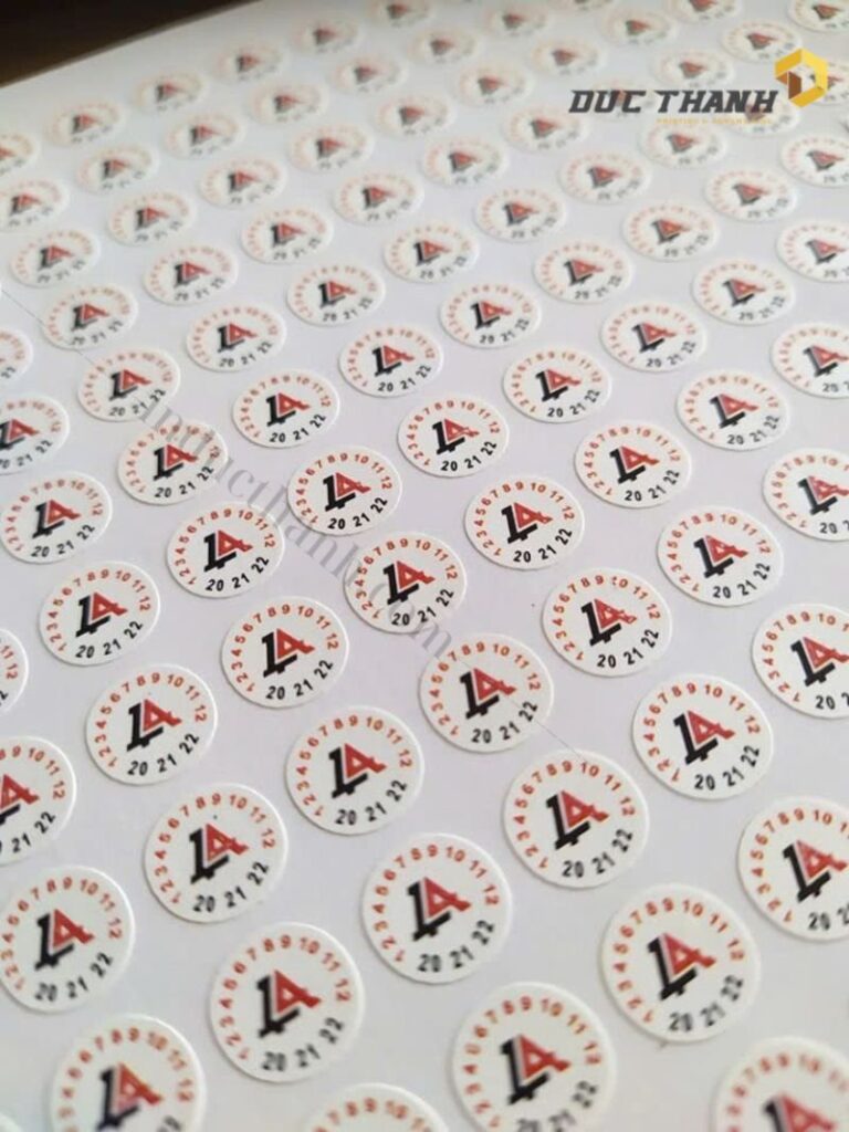 Decal dán tem bảo hành chuyên dụng sản phẩm điện tử