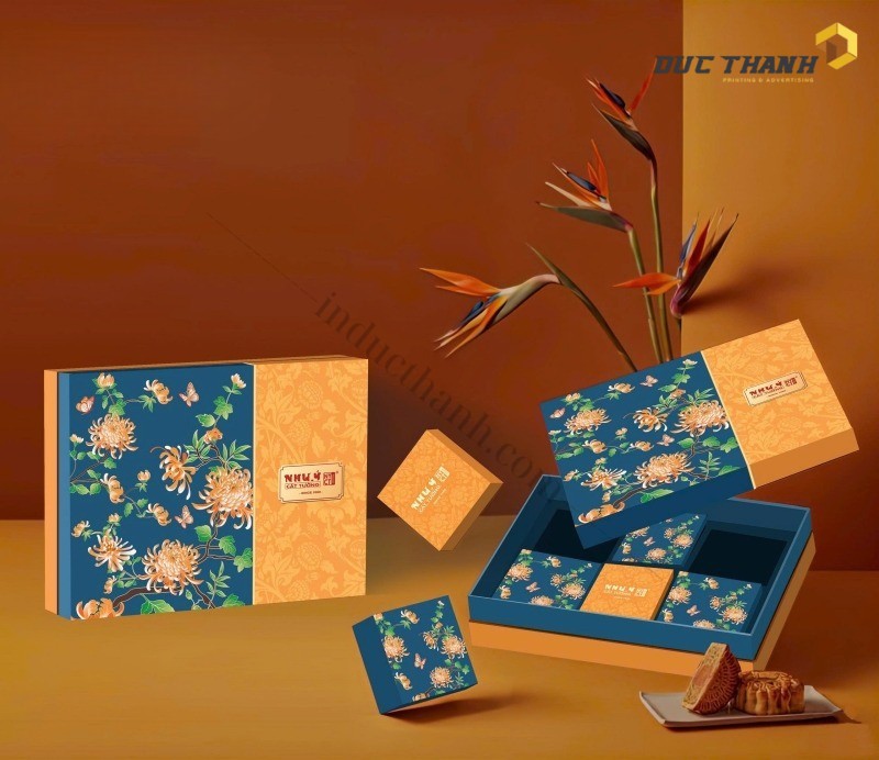 Mẫu hộp bánh Trung Thu hiện đại như ý cát tường