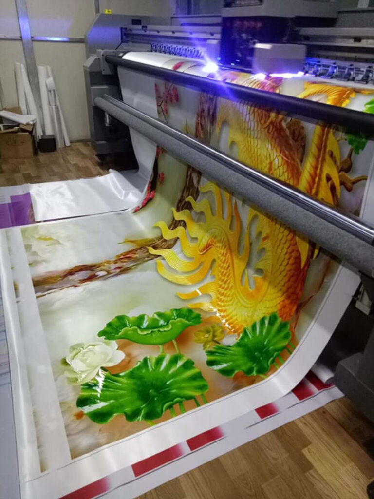 In Tranh Trên Vải Lụa