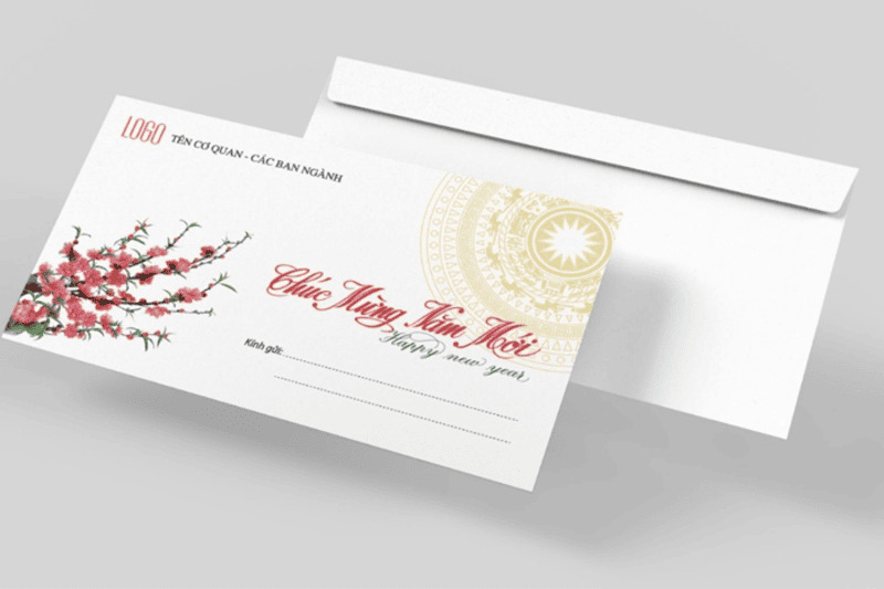 Mẫu phong bì Tết tặng nhân viên