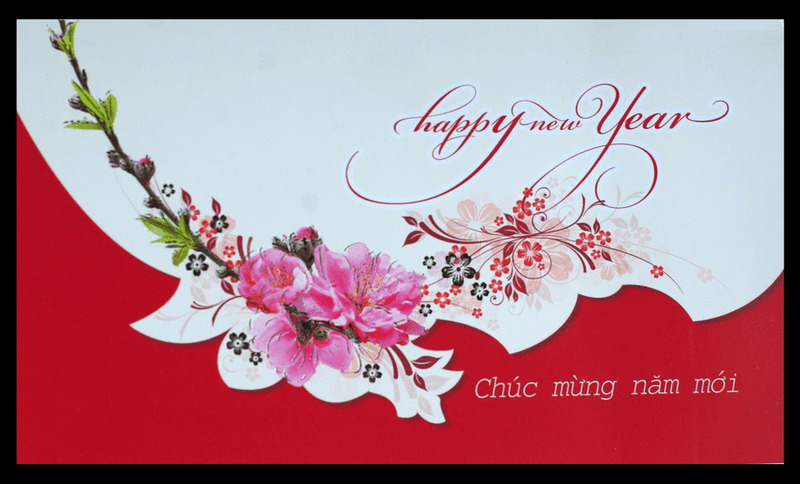Mẫu phong bì Tết cá nhân
